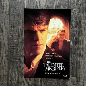 Vintage The Talented Mr Ripley Mini Movie Promo DVD Poster Print